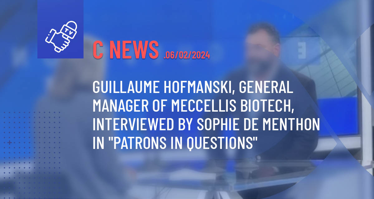 Guillaume Hofmanski interviewed by Sophie De Menthon on C News