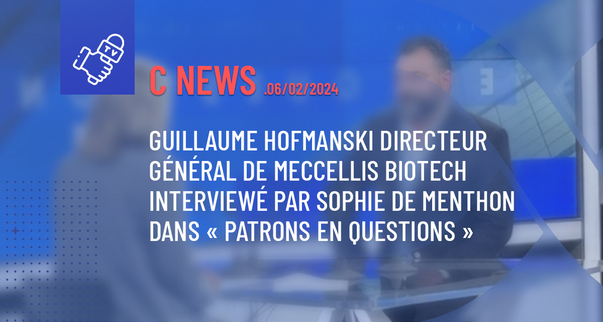 Guillaume Hofmanski interviewé par Sophie De Menthon sur C News